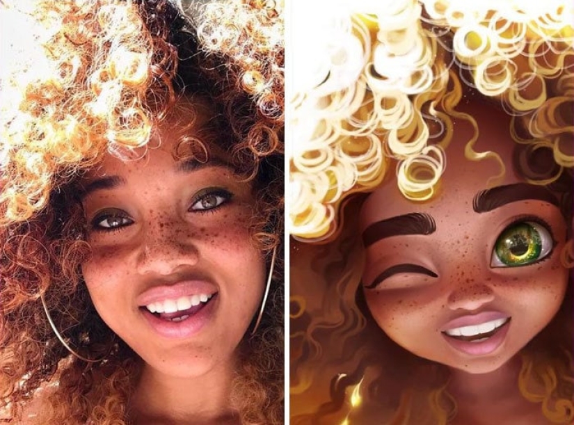 Un amante de Disney y Pixar convierte retratos de gente común en dibujos animados, ¡y es increíble! Un amante de Disney y Pixar convierte retratos de gente común en dibujos animados, ¡y es increíble!