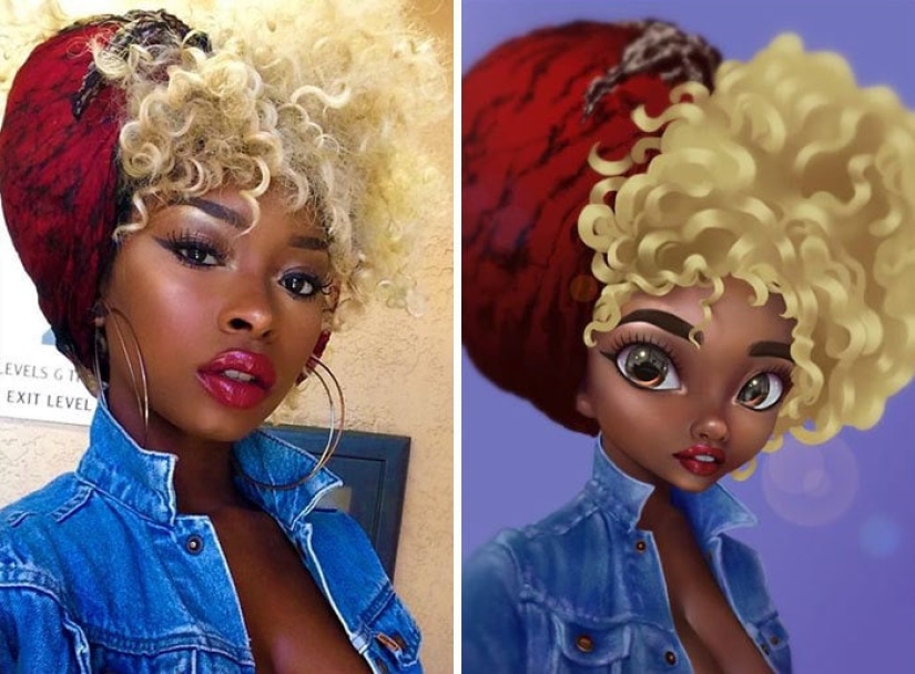 Un amante de Disney y Pixar convierte retratos de gente común en dibujos animados, ¡y es increíble! Un amante de Disney y Pixar convierte retratos de gente común en dibujos animados, ¡y es increíble!