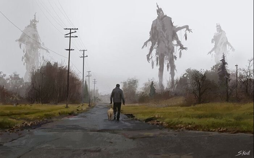 Un artista austriaco dibuja escenas de miedo que te mantendrán despierto hoy: 13 fotos Un artista austriaco dibuja escenas de miedo que te mantendrán despierto hoy: 13 fotos