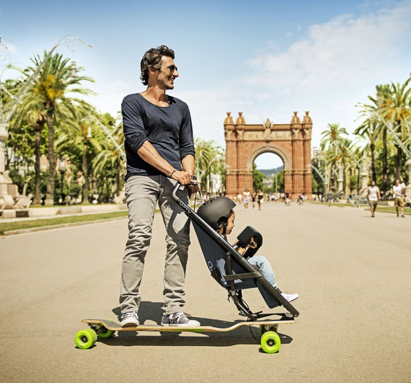 ¡Un cochecito de longboard divertirá tanto a los niños como a los padres! ¡Un cochecito de longboard divertirá tanto a los niños como a los padres!