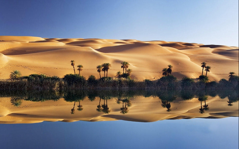 Un fabuloso oasis en el desierto africano: los lagos de Ubari