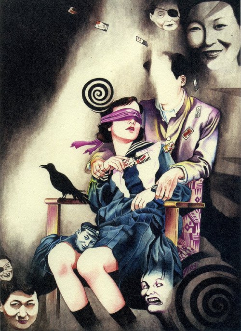 Un ilustrador japonés cuyo trabajo es tan obsceno que está prohibido en su país natal Un ilustrador japonés cuyo trabajo es tan obsceno que está prohibido en su país natal