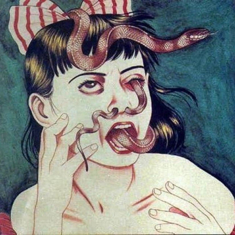 Un ilustrador japonés cuyo trabajo es tan obsceno que está prohibido en su país natal Un ilustrador japonés cuyo trabajo es tan obsceno que está prohibido en su país natal