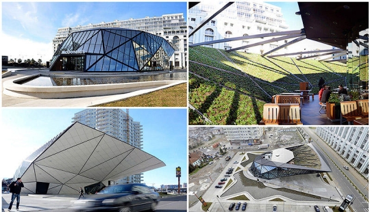 Un McDonald's futurista fue construido en Batumi