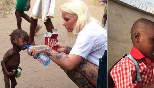 Un niño nigeriano salvado de la muerte en la calle: un "hechicero" fue a la escuela Un niño nigeriano salvado de la muerte en la calle: un "hechicero" fue a la escuela