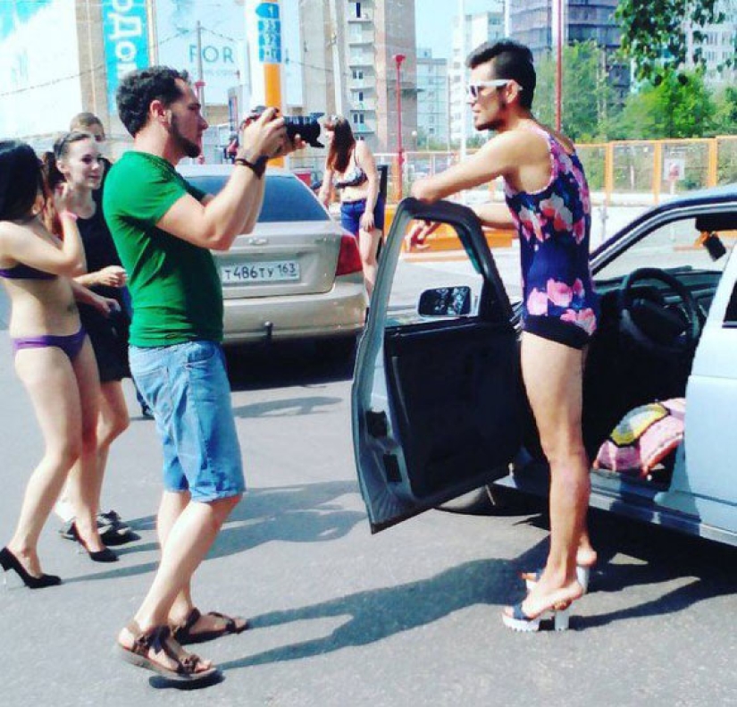 Un tanque lleno para un bikini: cómo la gasolinera Samara obligó a las chicas a desnudarse