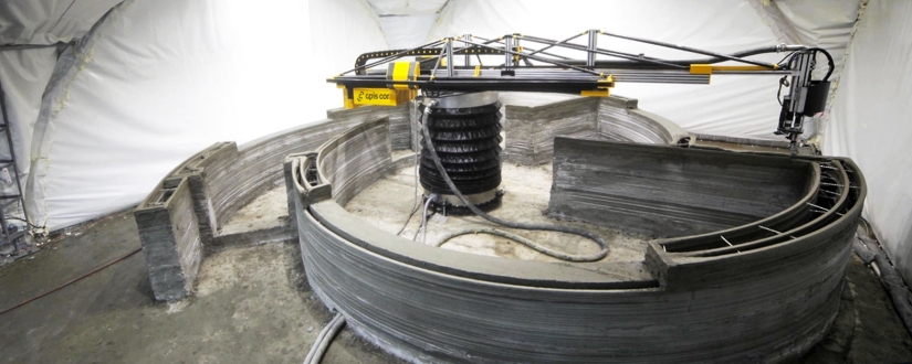 Una empresa rusa construyó un edificio residencial con una impresora 3D en 24 horas Una empresa rusa construyó un edificio residencial con una impresora 3D en 24 horas