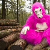 Una mujer se disfrazó todos los días durante todo un año.