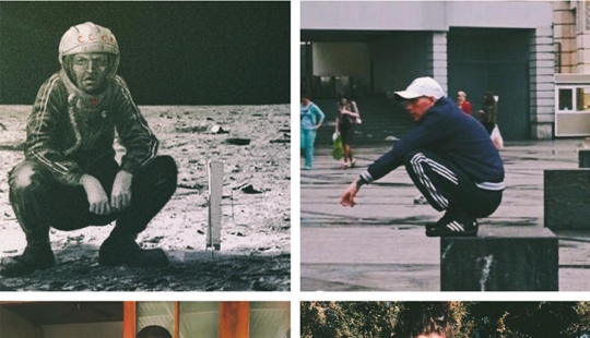 Una nueva tendencia en fotografía: los alemanes descubrieron la pose de un gopnik y la llamaron &quot;sentadillas rusas&quot;