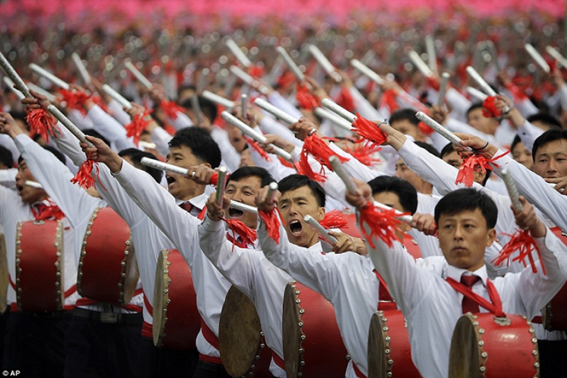 Unbridled fun: how North Korea celebrated the congress of the ruling party