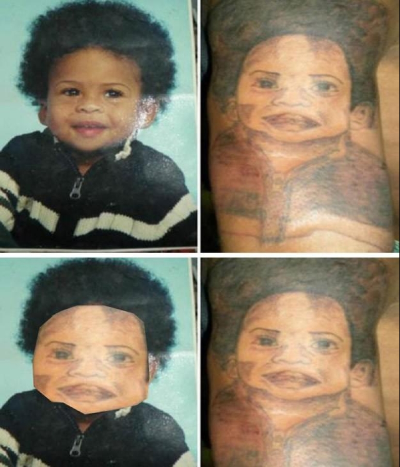 Unreal tattoos of real people and animals Unreal tattoos of real people and animals