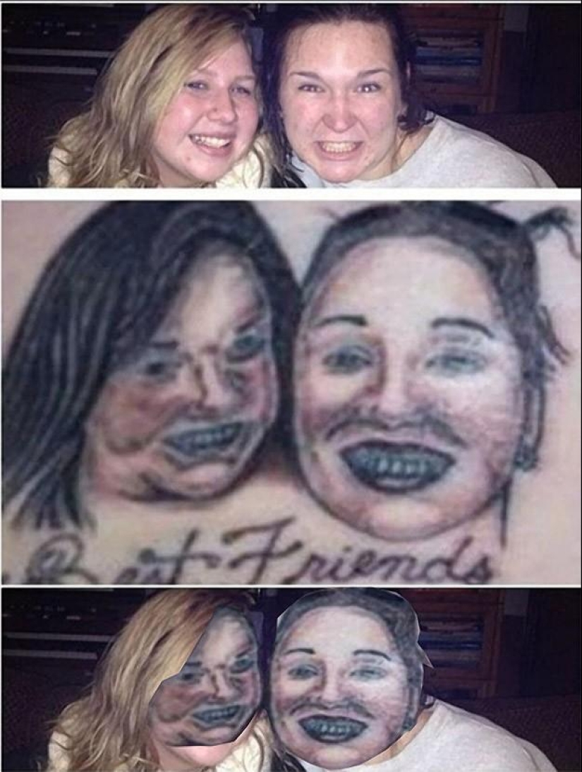 Unreal tattoos of real people and animals Unreal tattoos of real people and animals