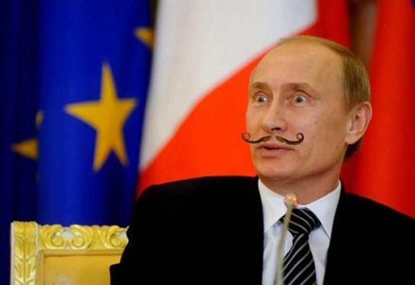 Unusual mustache fan site for Putin Unusual mustache fan site for Putin