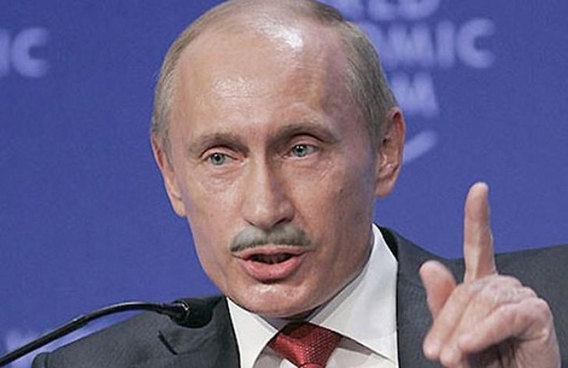 Unusual mustache fan site for Putin Unusual mustache fan site for Putin
