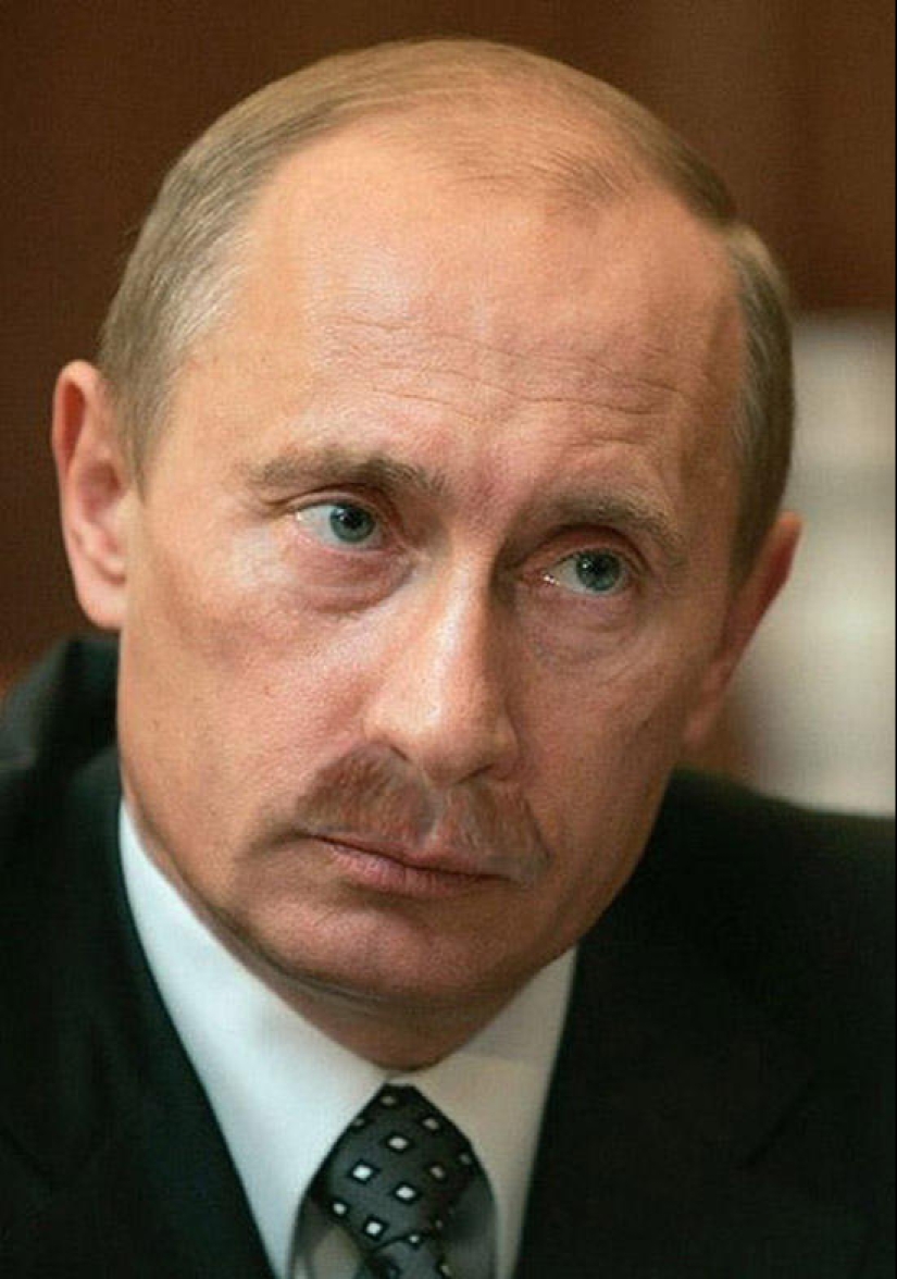 Unusual mustache fan site for Putin Unusual mustache fan site for Putin