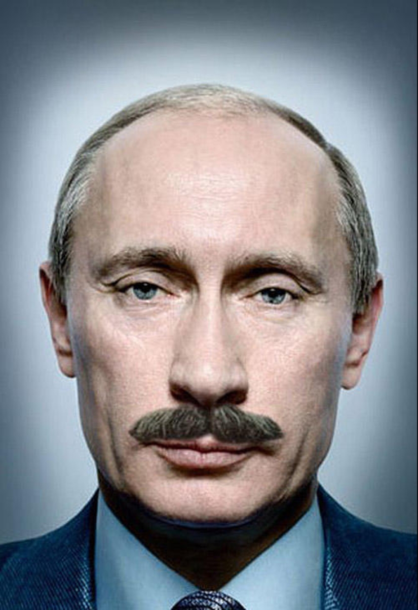 Unusual mustache fan site for Putin Unusual mustache fan site for Putin