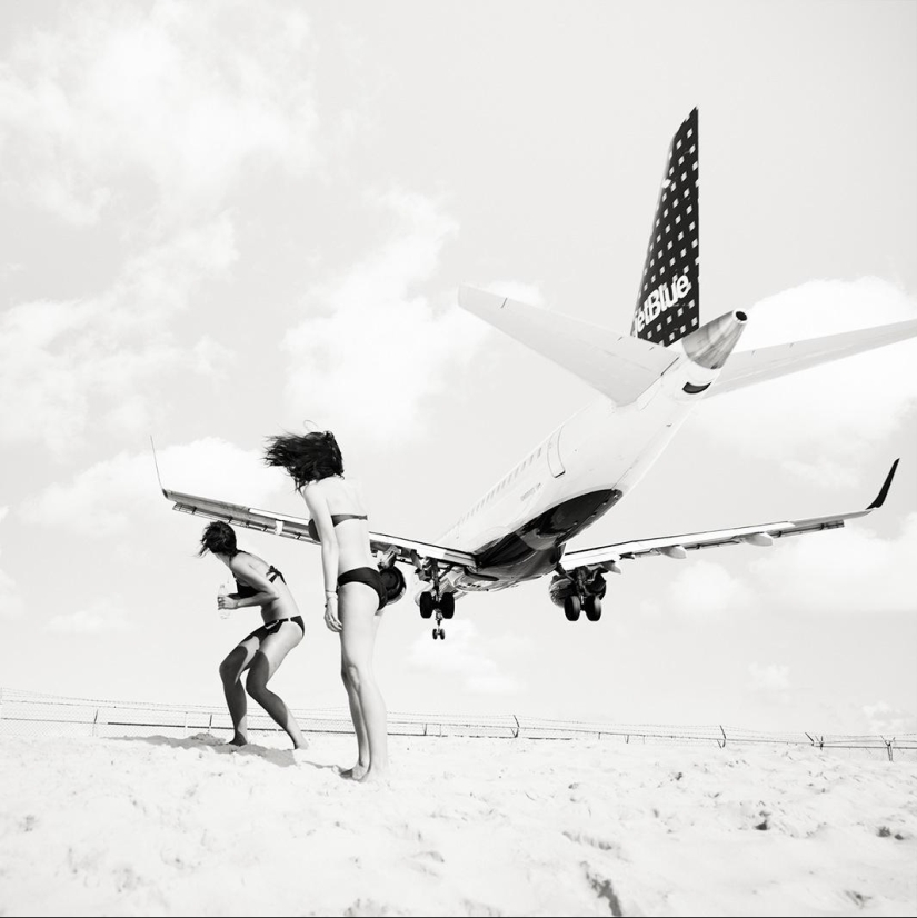 Vacaciones extremas cerca del aeropuerto de la isla de San Martín Vacaciones extremas cerca del aeropuerto de la isla de San Martín