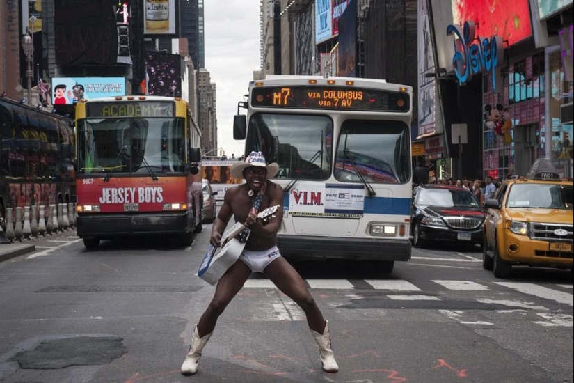 Vaquero desnudo de Times Square
