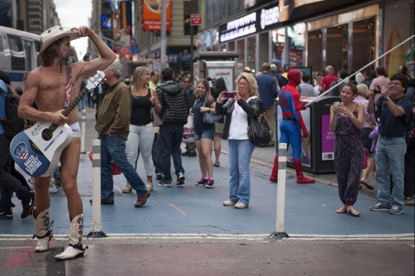 Vaquero desnudo de Times Square