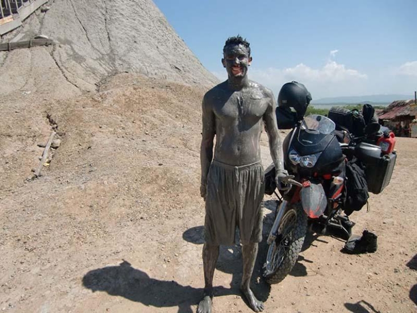 Viaje en moto solo de 82,500 millas