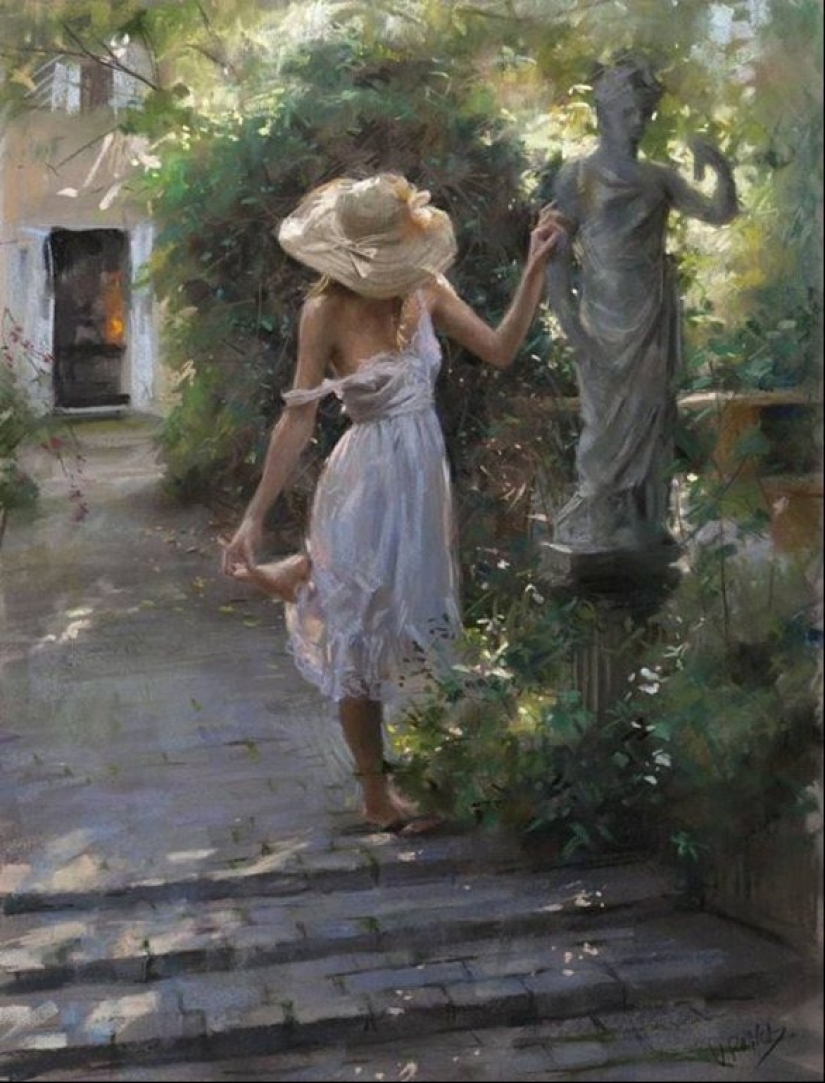 Vicente Romero Redondo - virgin beauty and tenderness in his works (9 photos)