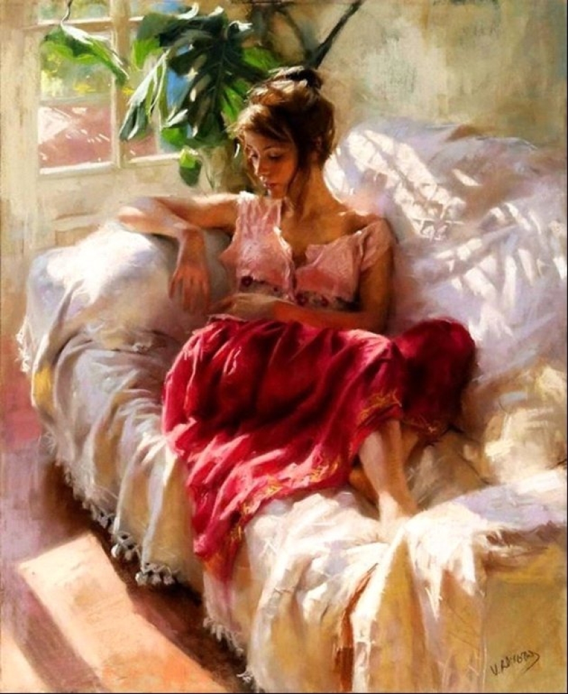 Vicente Romero Redondo - virgin beauty and tenderness in his works (9 photos)