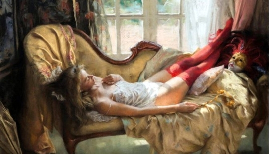 Vicente Romero Redondo - virgin beauty and tenderness in his works (9 photos)