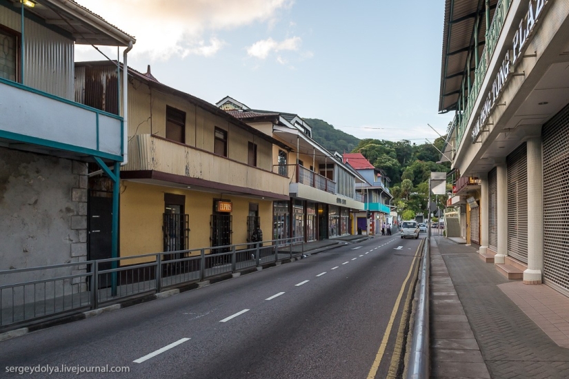 Victoria. La única ciudad en las Seychelles