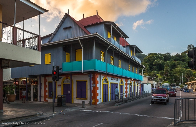 Victoria. La única ciudad en las Seychelles