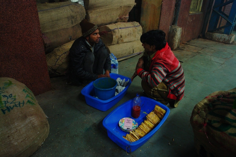 Vida nocturna de la estación india