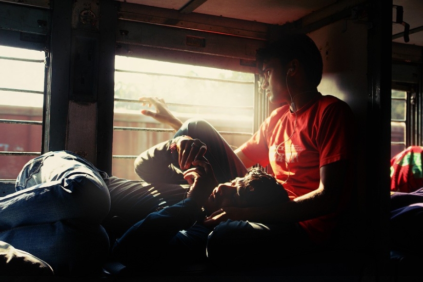 Vida nocturna de la estación india