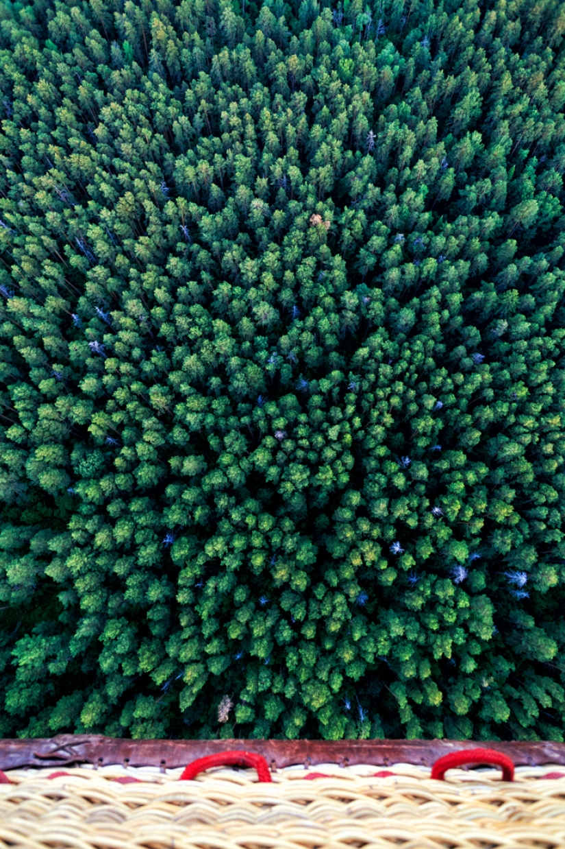 View from the basket: "Heavenly Fair of the Urals" in the Perm Region