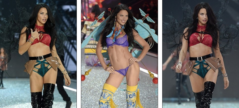 Vivid images from the Victoria's Secret underwear show 2016 in Paris