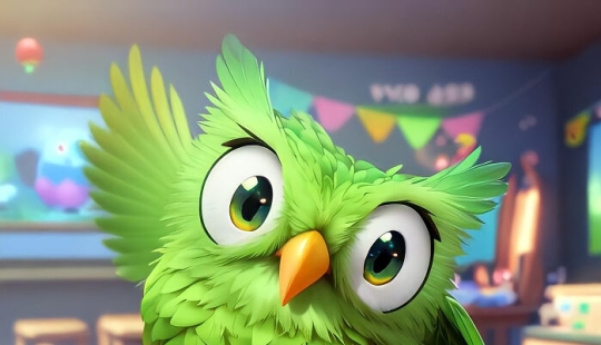 Volví a imaginar al elenco de la aplicación de aprendizaje de idiomas Duolingo como si fueran parte del universo de Pixar (11 fotos)