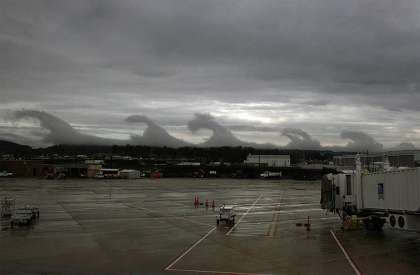 Wave-like Kelvin-Helmholtz clouds Wave-like Kelvin-Helmholtz clouds