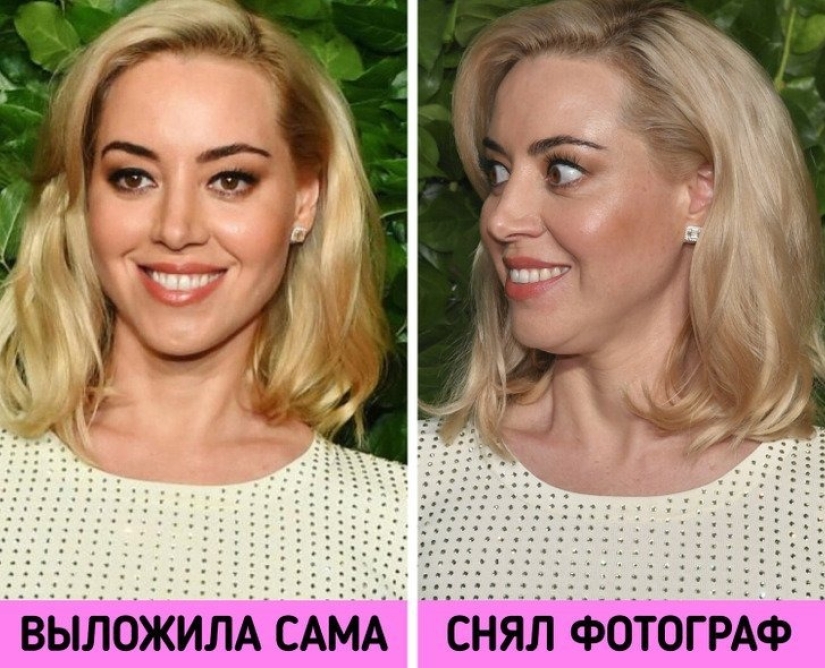 We compared 16 frames posted on social networks by the stars themselves and those taken by photographers. And a little stunned by the difference