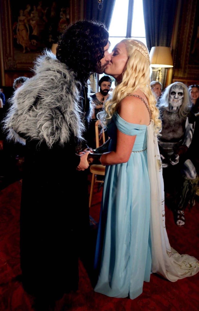 Wedding in the style of the series "Game of Thrones"