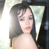 Wednesday star Jenna Ortega proves that hooded dresses are a 100% trend this season