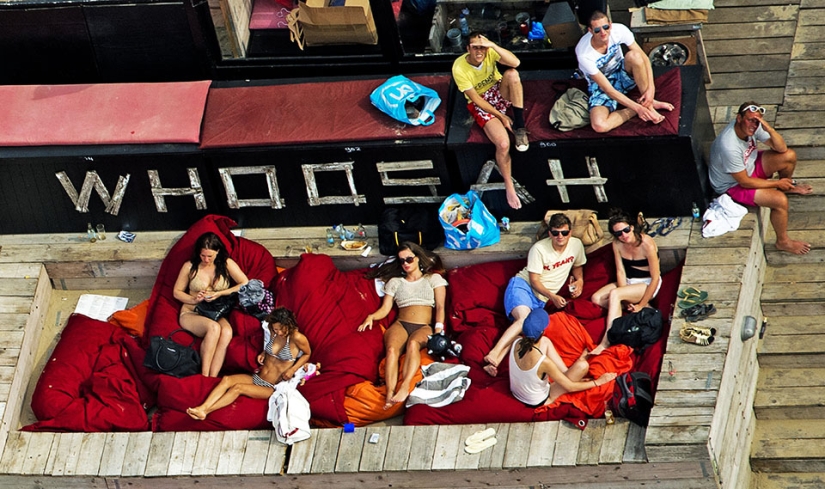 What beach Holland looks like from a bird's eye view