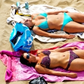 What beach Holland looks like from a bird&#39;s eye view