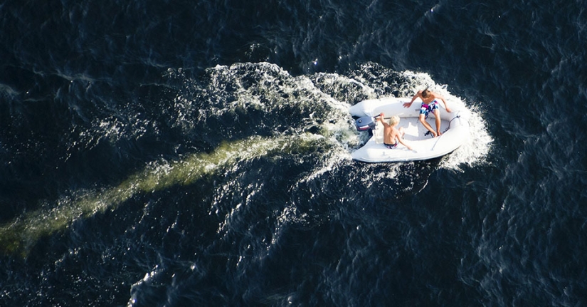 What beach Holland looks like from a bird's eye view