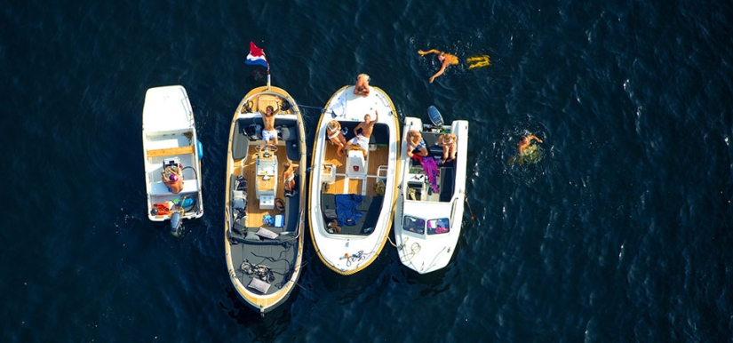 What beach Holland looks like from a bird's eye view