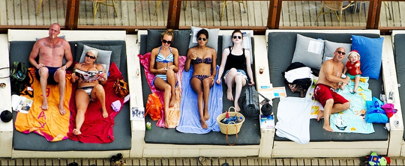 What beach Holland looks like from a bird's eye view