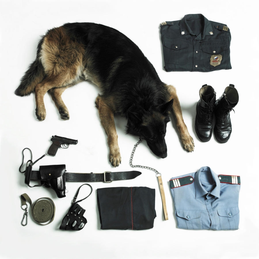 What did the Russian police consist of?