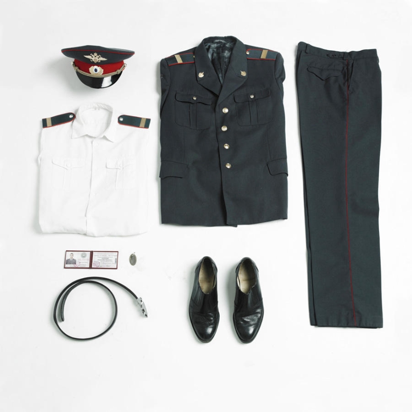 What did the Russian police consist of?