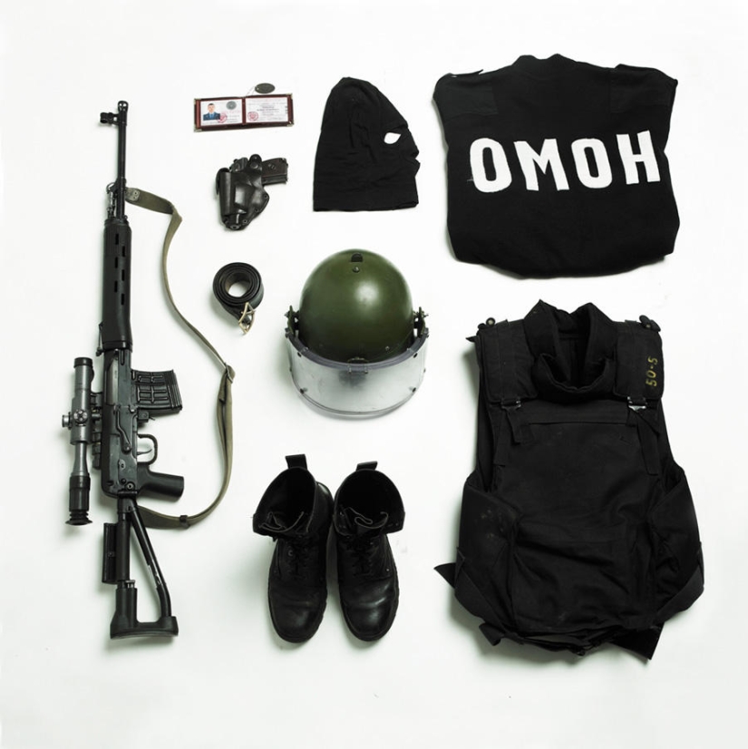 What did the Russian police consist of?