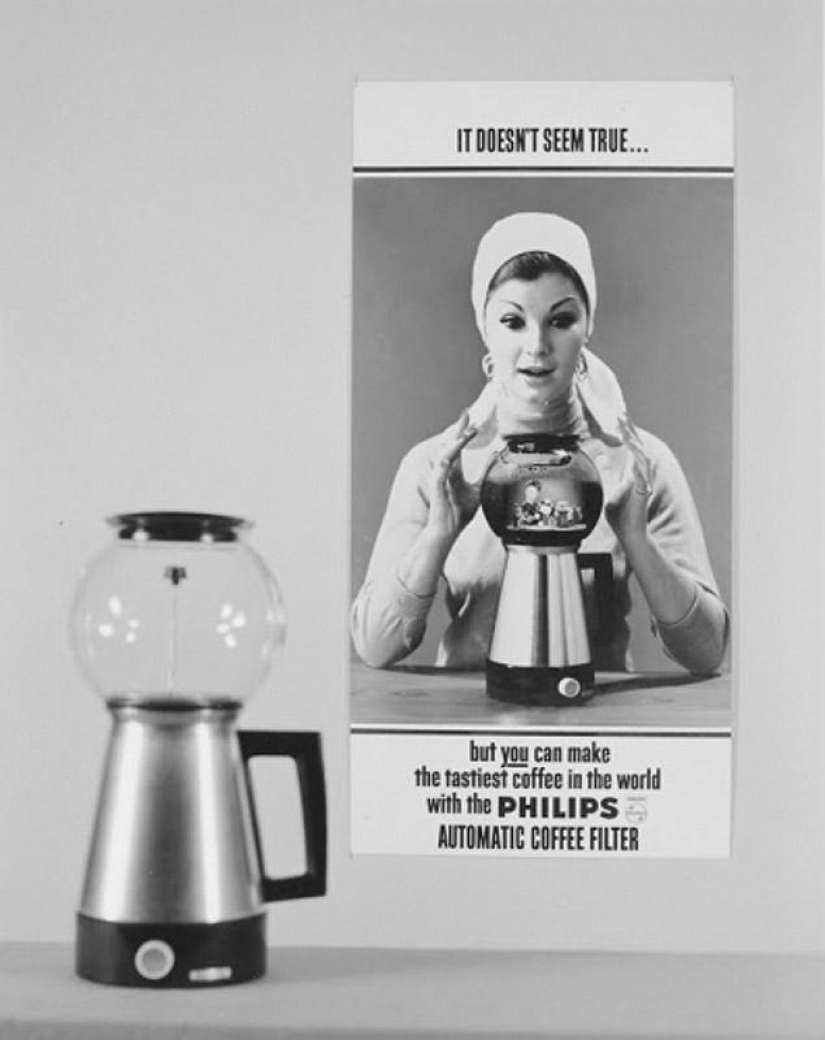 What did the usual household appliances look like at the dawn of their appearance