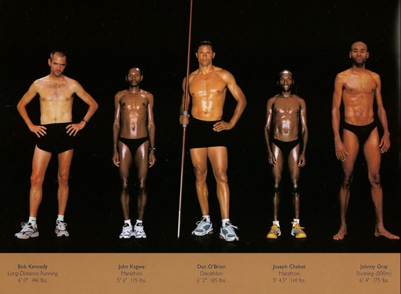 What do athletes' bodies look like? What do athletes' bodies look like?