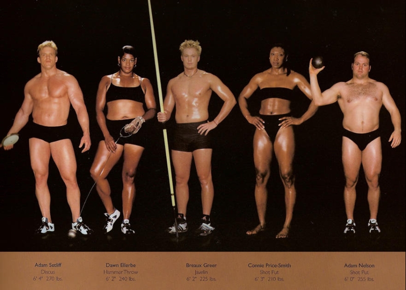 What do athletes' bodies look like? What do athletes' bodies look like?
