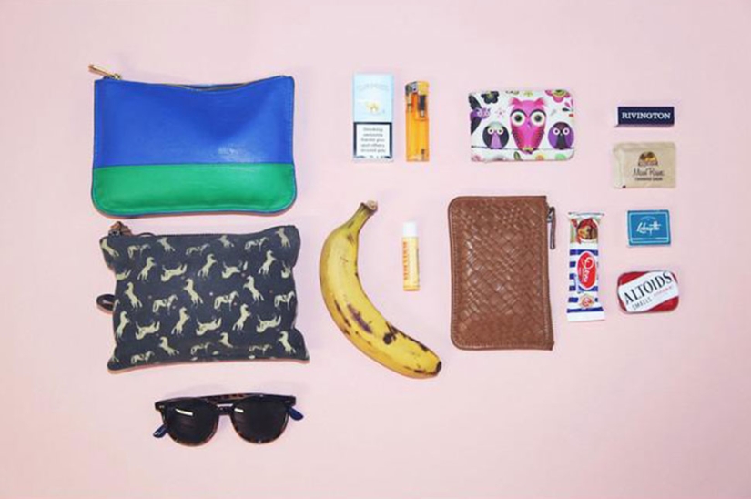 What do British women carry in their handbags